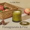 Scented Candle, Christmas Candles, Holiday Gifts, Pine Pomegranat Scented Candle, Candles for Home Scented, 50 Hours Long Burning